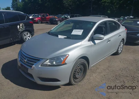 2013 Nissan Sentra Sv z USA, uszkodzony, nr VIN 3N1AB7AP0DL678746
